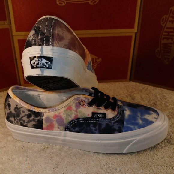Vans Men's 7/Women's 8.5 Authentic 44 DX Tie Dye patchwork VN0A54F9AXJ - Picture 13 of 13